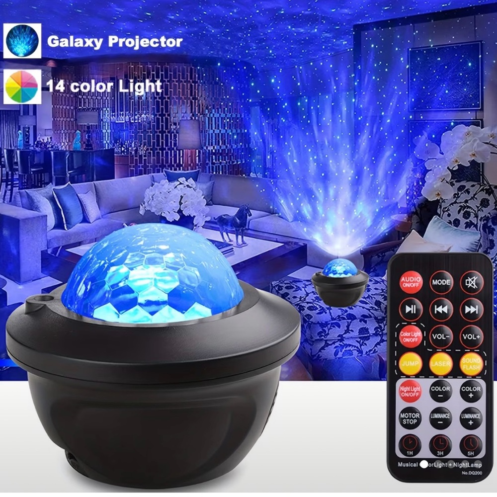 Galaxy Projector with Remote Control
